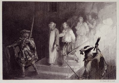 De fire bretonske herrene i konspirasjonen til Cellamare av French School