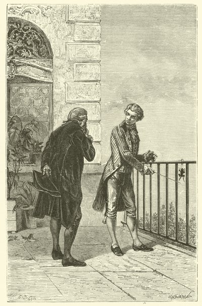 Frosken til Galvani (gravering) av French School