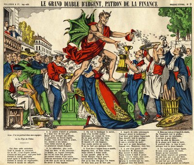 The great devil of money, boss of finance. av French School