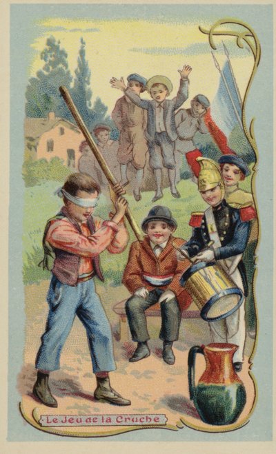 Kannespillet (chromolitho) av French School