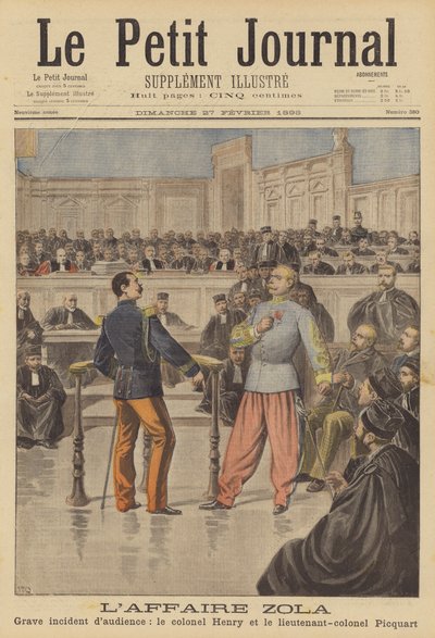Injurierettssaken mot Emile Zola av French School