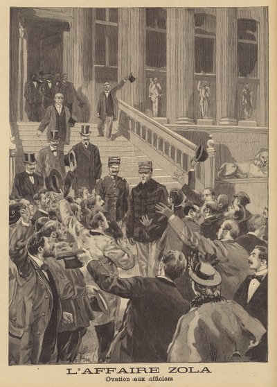 Injurierettssaken mot Emile Zola av French School