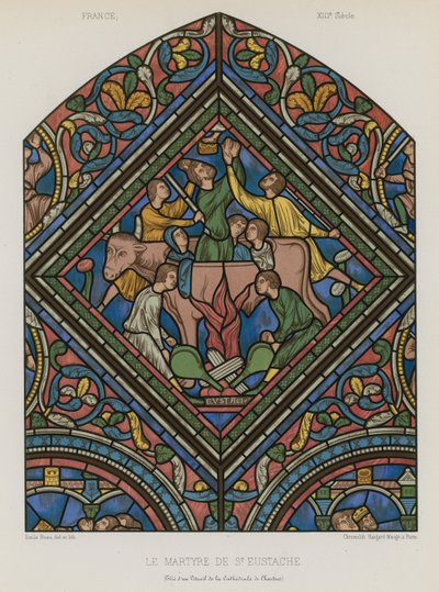 Saint Eustaces martyrium av French School
