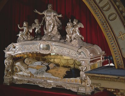 Helligdommen til St. Vincent de Paul (1581-1660) 1827 (sølv) (se også 248113) av French School