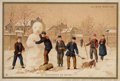 Der Schneemann von French School