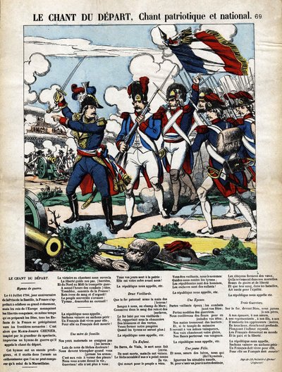 Startens sang, patriotisk og nasjonal sang. av French School