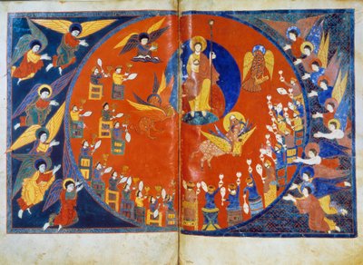 Visjonen til Saint John Miniature er avledet fra kommentarene til "Apokalypsen ifølge Saint John" skrevet i 775 av munken Beatus av Liebana av French School