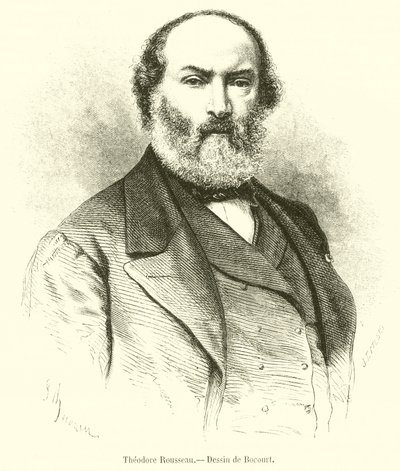 Theodore Rousseau (gravering) av French School