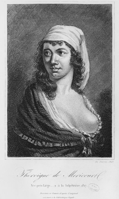 Theroigne de Mericourt, gravert av Charles Devrits (1800-tallet) 1845 av French School