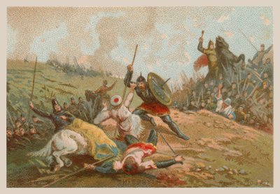 Thierry II, konge av Frankrike fra 720-737 av French School