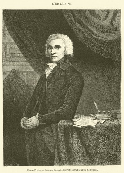 Thomas Erskine (gravering) av French School