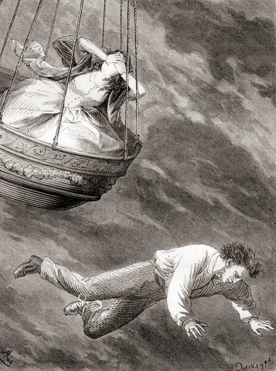 Thomas Harris, oppfinnsom London-forsker og løytnant og banebrytende engelsk ballongfarer som falt til sin død fra en luftballong 25. mai 1824, fra 