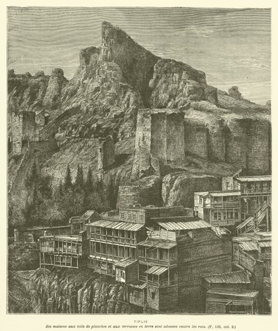 Tiflis (gravering) av French School