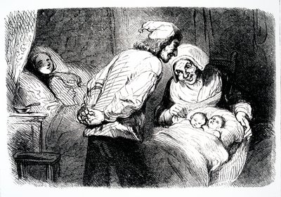 Tittelside til Little Fadette av George Sands, 1852 av French School