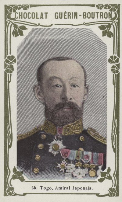 Togo, japansk admiral (farget bilde) av French School