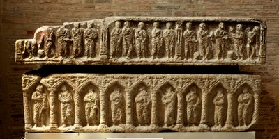 Graven til William Taillefer, greve av Toulouse, 400-tallet av French School