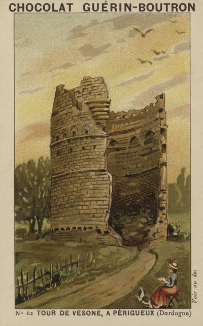 Tower of Vesone, i Perigueux, Dordogne av French School