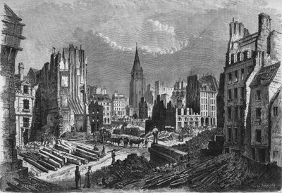 Transformasjoner av Paris under det andre imperiet, Haussmann-Paris: åpning av rue de Rennes av French School