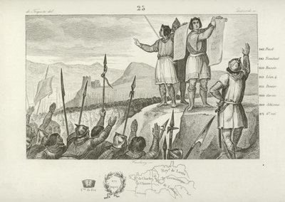 Traktat mellom Karl den skallede og broren Ludvig den tyske, Strasbourg, 842 av French School