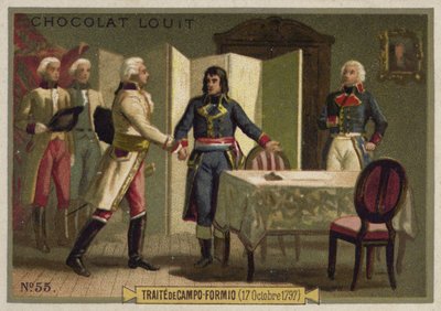 Campo Formio-traktaten, Italia, 17. oktober 1797 av French School