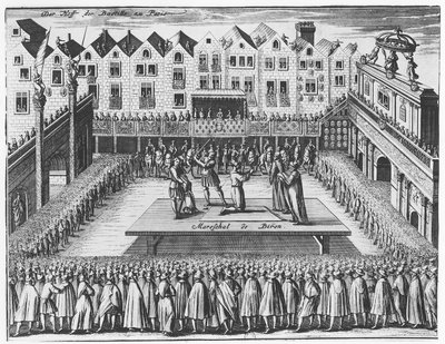 Rettssak og henrettelse av Charles de Gontaut, Duc de Biron av French School