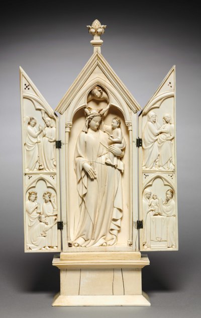 Triptych: The Life of the Virgin, ca. 1325-1350 av French School