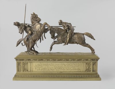 Two Fighting Knights, Known as ‘Mort de Monseigneur le Duc de Clarence’ av French School