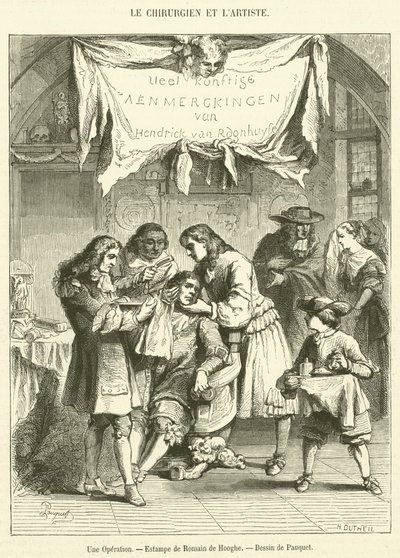 En operasjon (gravering) av French School