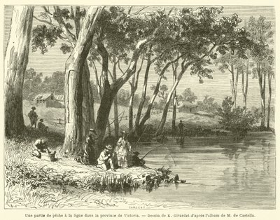 Fiske i provinsen Victoria (gravering) av French School