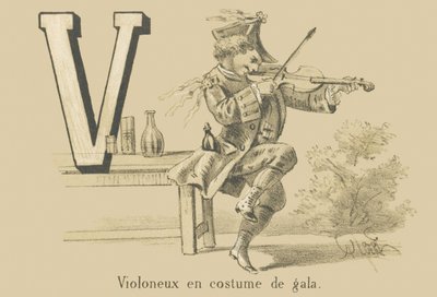 V: Spelemann i gallakostyme av French School