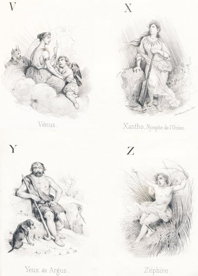 V X Y Z: Venus, Xantho, Eyes, Zephire av French School