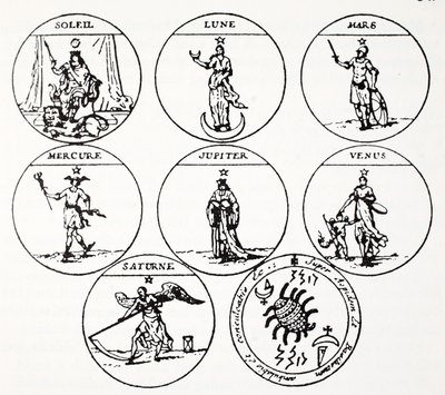 Ulike typer talismaner av French School