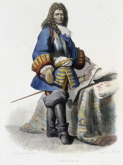 Vauban - i ""Den franske Plutarch"", red. Mennechet av French School