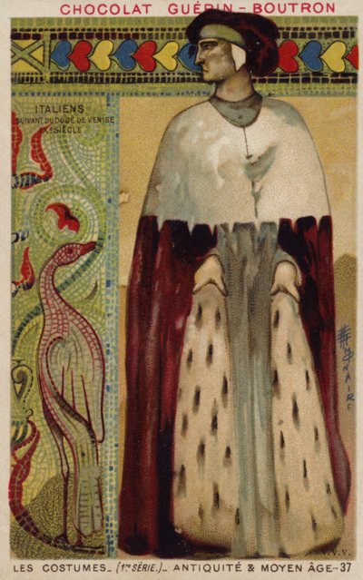 Venetiansk drakt, 9. århundre av French School