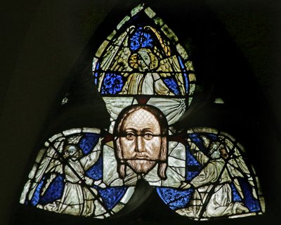 Veronicas slør (farget glass) av French School