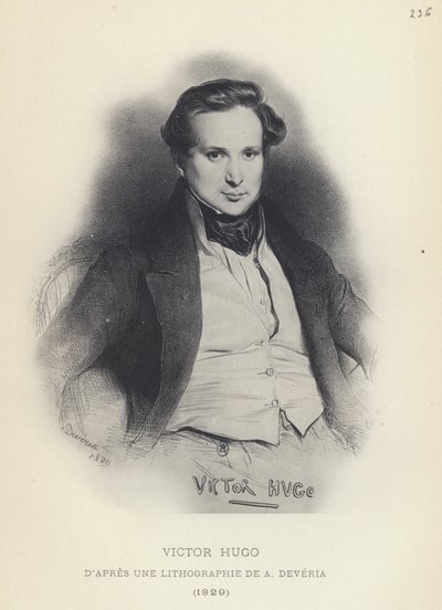 Victor Hugo (litho) av French School