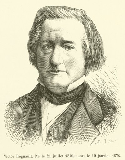 Victor Regnault, født 21. juli 1810, død 19. januar 1878 av French School
