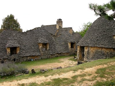 Utsikt over Cabanes de Breuil av French School