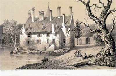 Utsikt over Chateau de la Belliere (Cote d