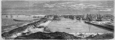 View of the city of Saint Nazaire (Saint-Nazaire) (Loire Atlantique, 44) av French School