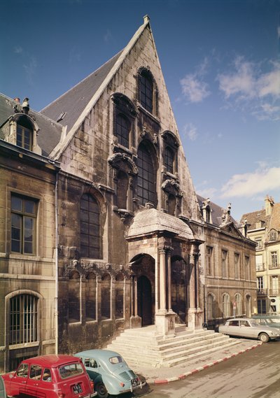 Utsikt over fasaden til Palais de Justice, bygget i 1572 av French School