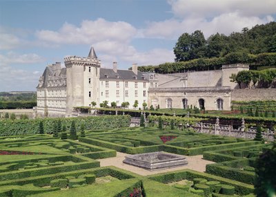 Utsikt over hagen og hagene av French School