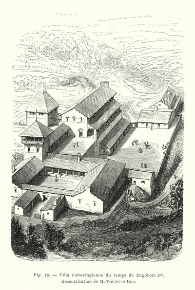 Merovingervilla fra Dagobert I