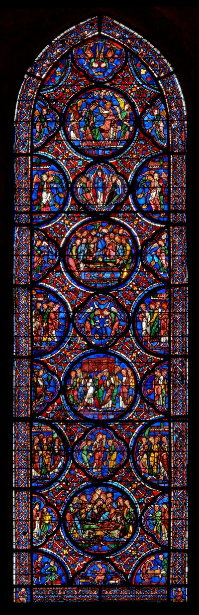 Jomfru Maria - Glorification of (w42) av French School