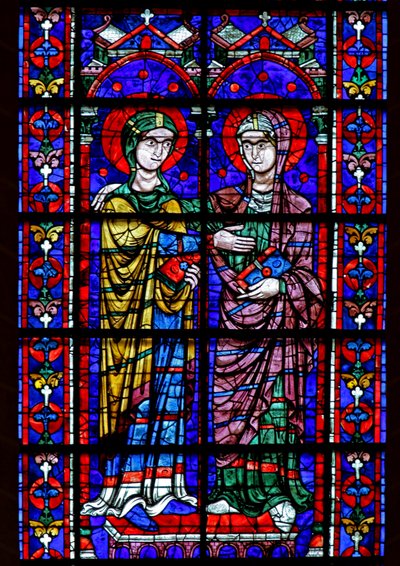 Jomfru Maria – Visitation of (w100) av French School