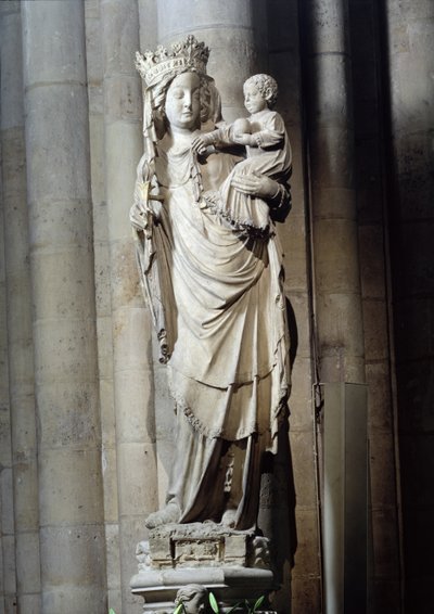 Jomfru og barn, kjent som Notre-Dame de Paris av French School