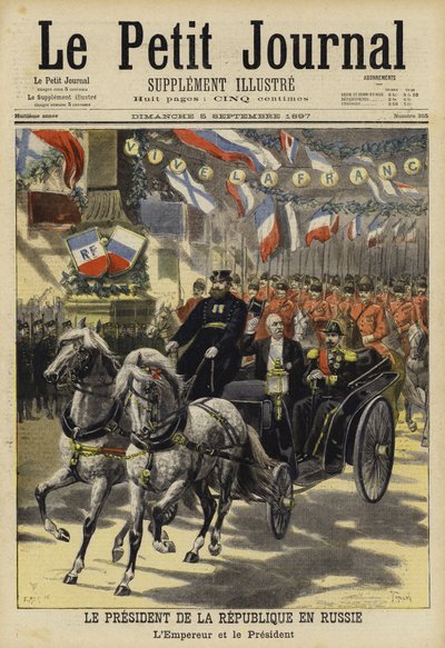 Besøk av den franske presidenten Felix Faure i Russland, 1897 av French School