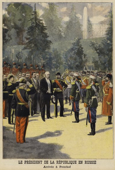 Besøk av den franske presidenten Felix Faure i Russland, 1897 av French School