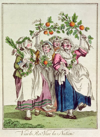 Lenge leve kongen! Lenge leve nasjonen!, 1789 av French School