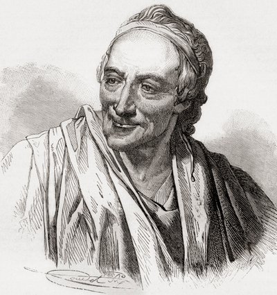 Voltaire, fra History of France, utgitt ca. 1880 av French School